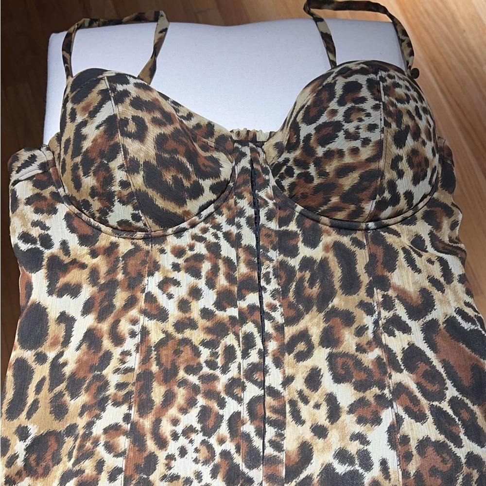 COPY - Leopard Guess Corset Top